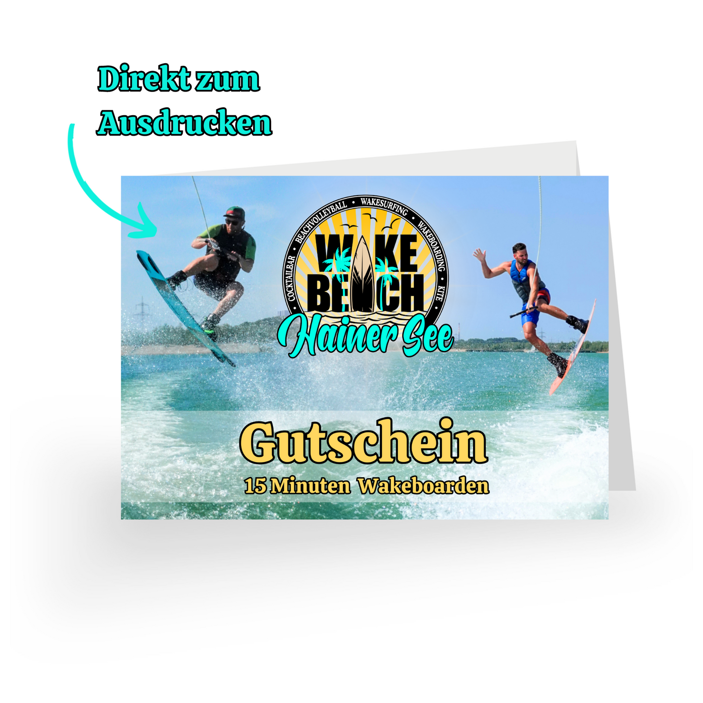 Gutschein - 15 Minuten wakeboarden