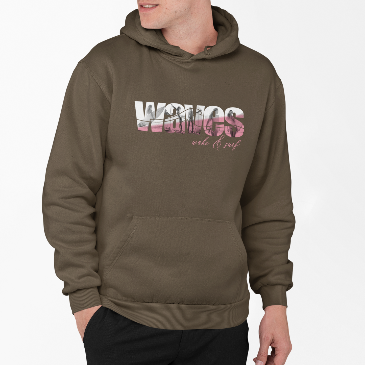 Waves Surfing Girls - Herren Hoodie