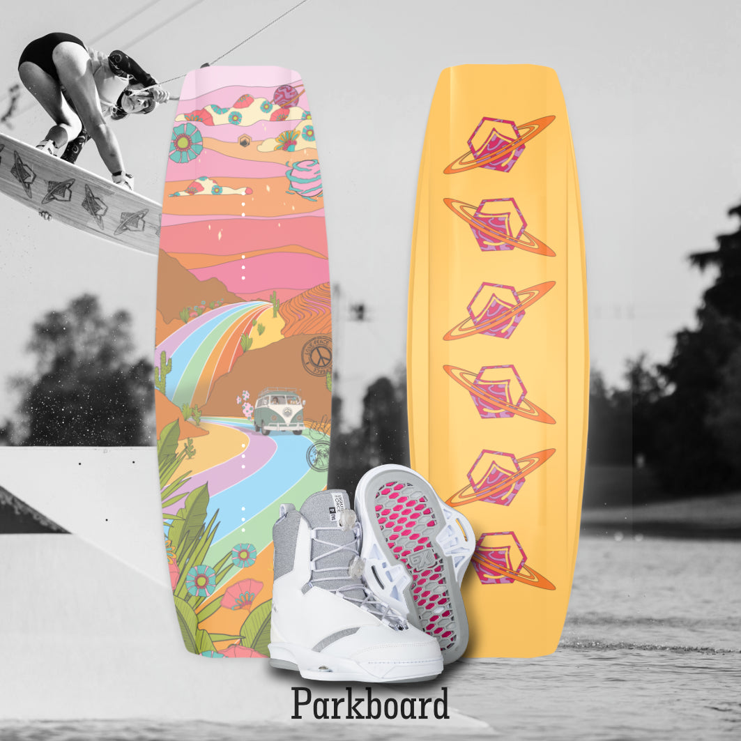 Liquid Force Holiday + Tao 6X White Wakeboardset 2023